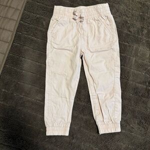 Garanimals Cream Elastic Waist Joggers